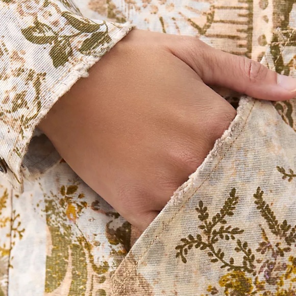 Anthropologie Pilcro The Fielder Denim Shirt Jacket - Picture 6 of 6